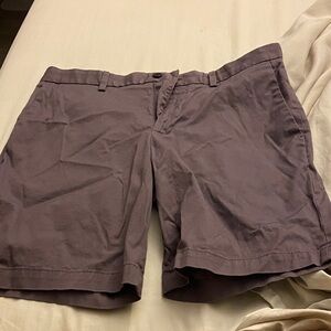Men's Banana Republic Aiden Purple/Gray Shorts size 32